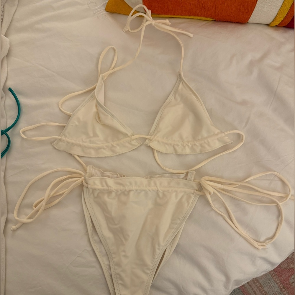 Motel Rocks Cream Bikini Set
